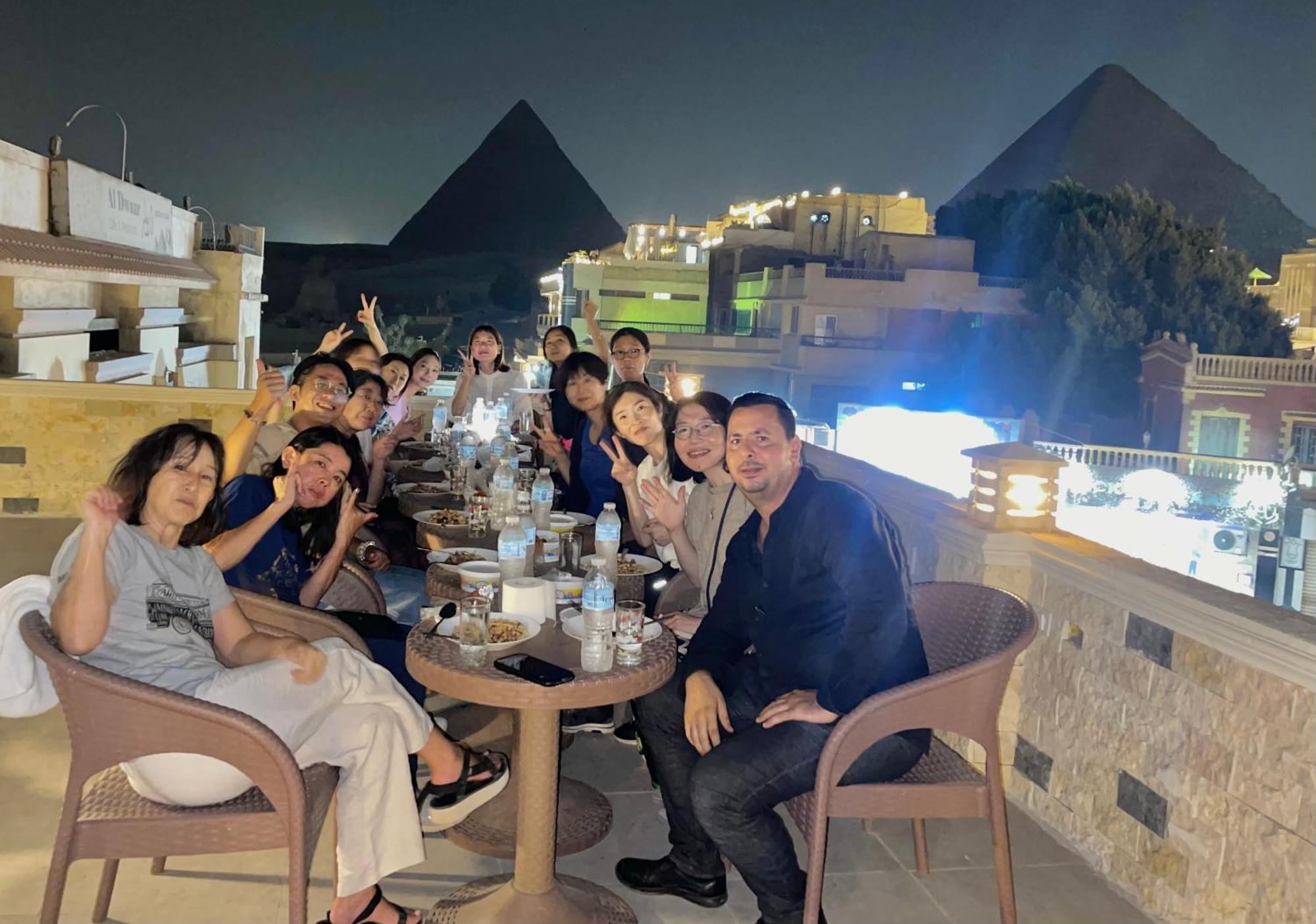 King Ali Pyramids View Inn Kafret el-Gabal Exterior foto